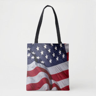 Amerikaanse vlag wandklok draagtas