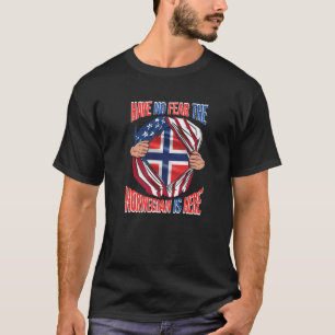 Amerikaanse Vlag Wees Niet Bang De Noorwegen Zijn T-shirt