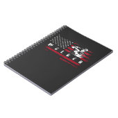 Amerikaanse vlag Welder USA Metalworking Weld Notitieboek (Linkerzijde)