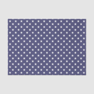 Amerikaanse vlag Witte sterren op vlag blauw Tissuepapier