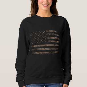 Amerikaanse vlag woestijn camouflage noodlijdend o trui