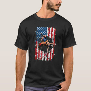 Amerikaanse vlag worstelen Patriottische Amerikaa T-shirt
