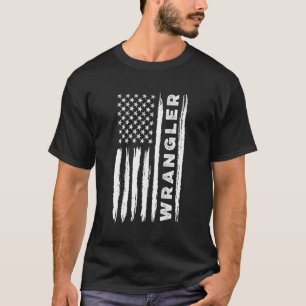 Amerikaanse vlag Wrangler Amerikaanse vlag T-shirt