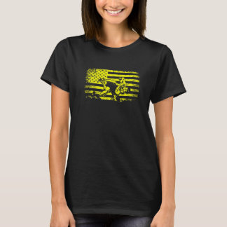 Amerikaanse vlag Wrestling Apparel Wrestling T-shirt