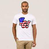 Amerikaanse vlag - YG! T-shirt (Voorkant volledig)