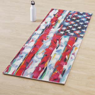 Amerikaanse vlag yogamat