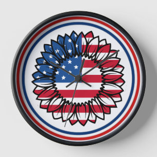 Amerikaanse vlag Zonnebloem-32222