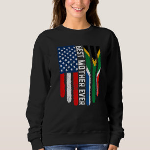 Amerikaanse vlag Zuid-Afrika vlag Beste moeder ooi Trui