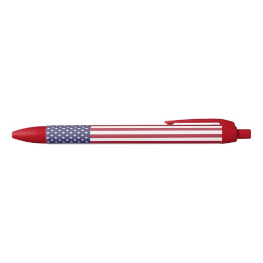 Amerikaanse vlag zwarte inkt pen (Bovenkant)