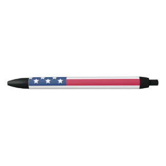 Amerikaanse vlag zwarte inkt pen