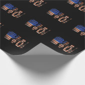 Amerikaanse vlagAmerikaanse elektricien Cadeaupapier (Hoek)