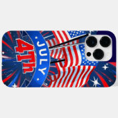 Amerikaanse vlaggen 4 juli Case-Mate iPhone case (Achterkant (horizontaal))
