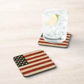 -Amerikaanse vlaggen Bier Onderzetter (Rechterzijde)
