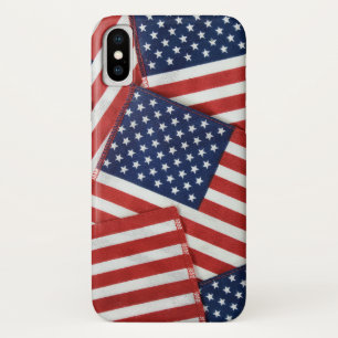 Amerikaanse vlaggen iPhone x hoesje