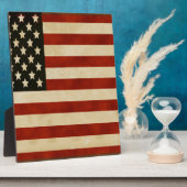 -Amerikaanse vlaggen Fotoplaat (Zijkant)
