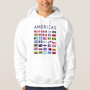 Amerikaanse vlaggen hoodie