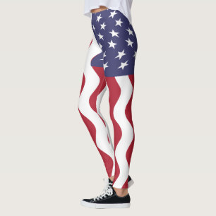 Amerikaanse vlaggen-Leggings Leggings