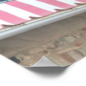 Amerikaanse vlaggen line The Street Poster (Hoek)