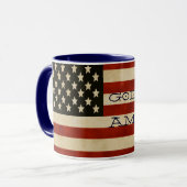 -Amerikaanse vlaggen Mok (Voorkant links)