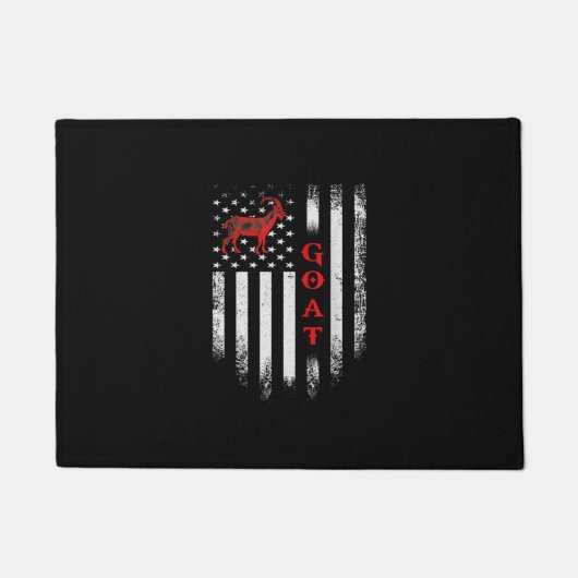  Amerikaanse vlaggengeit Deurmat (Voorkant)