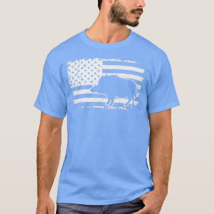 Amerikaanse Vlaggenpatriottische Amerikaanse jacht T-shirt