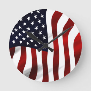 Amerikaanse Vlaggenpatriottische Onafhankelijkheid Ronde Klok