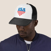Amerikaanse vlaggenschip trucker pet (In situ)