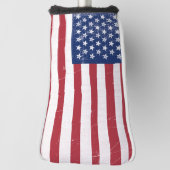 Amerikaanse Vlaggenschuur Schilderen  Rustiek Amer Golfheadcover (Draai 90)