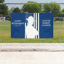 Amerikaanse vlaggenstaat Trooper Retirement Banner