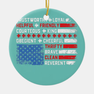Amerikaanse vlaggenstaatwetgeving, vierde van Keramisch Ornament