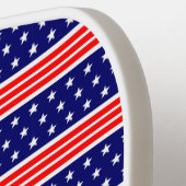 Amerikaanse vlaggensterren & strepen monogrammed I Pickleball Paddle (Links Detail)