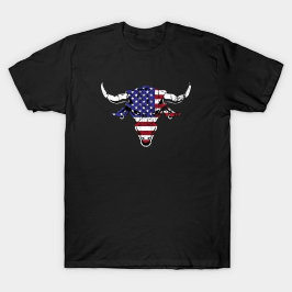Amerikaanse Vlaggenstier T-shirt
