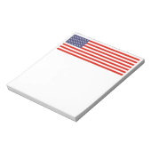 Amerikaanse vlaggestaafde | Patriottisch Amerikaan Notitieblok (Gedraaid)