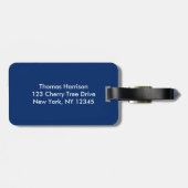 Amerikaanse vlaggestars en stripes bagagelabel (Achterkant horizontaal)