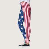 Amerikaanse vlaggestars en stripes leggings (Links)