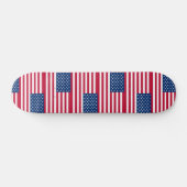 Amerikaanse vlaggestars en stripes skateboard (Horizontaal)