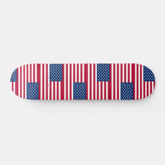 Amerikaanse vlaggestars en stripes skateboard (Horizontaal)