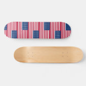 Amerikaanse vlaggestars en stripes skateboard (Horizontaal)