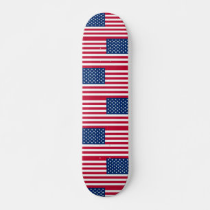 Amerikaanse vlaggestars en stripes skateboard