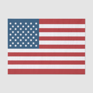 Amerikaanse vlaggestars en stripes tissuepapier