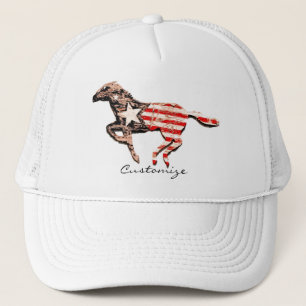 Amerikaanse vlagpaard met Thunder_Cove Trucker Pet