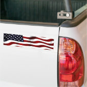 Amerikaanse vlagpatriottische onafhankelijkheidsda bumpersticker (Op Truck)