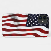 Amerikaanse vlagpatriottische onafhankelijkheidsda Case-Mate iPhone case (Achterkant (horizontaal))
