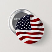 Amerikaanse vlagpatriottische onafhankelijkheidsda ronde button 5,7 cm (Voorkant /achterkant)