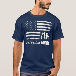 Amerikaanse vlagractor dus God heeft een boer gema T-shirt
