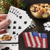 Amerikaanse vlagspelkaarten Pokerkaarten (Insitu)