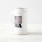 Amerikaanse vlagstaatbier mok (Voorkant links)
