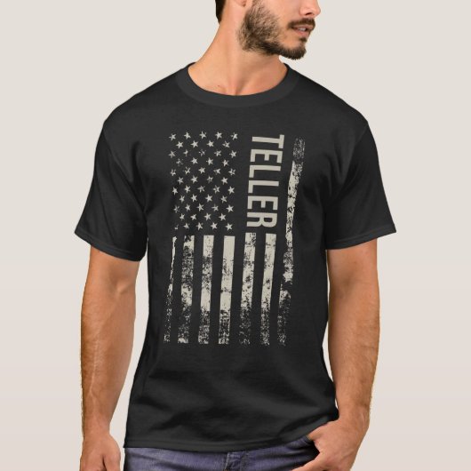 Amerikaanse vlagverkoper T-shirt (Voorkant)