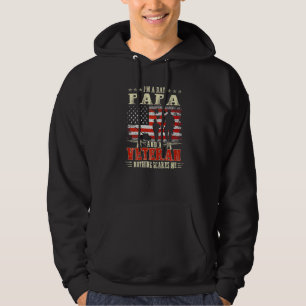Amerikaanse vlagveteranen Dag Ik ben een pap en ee Hoodie