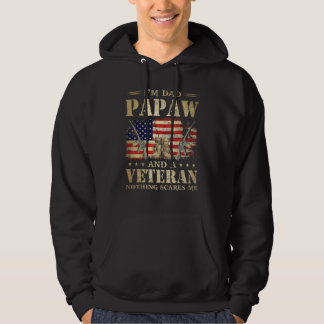 Amerikaanse vlagveteranen Dag Ik ben een pap papaw Hoodie